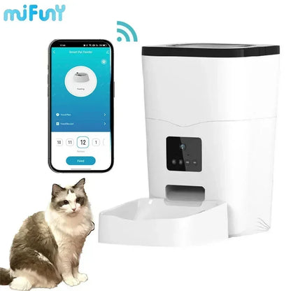 4L, 6L Eagle APP Smart Automatic Pet Feeder with Camera + Voice record